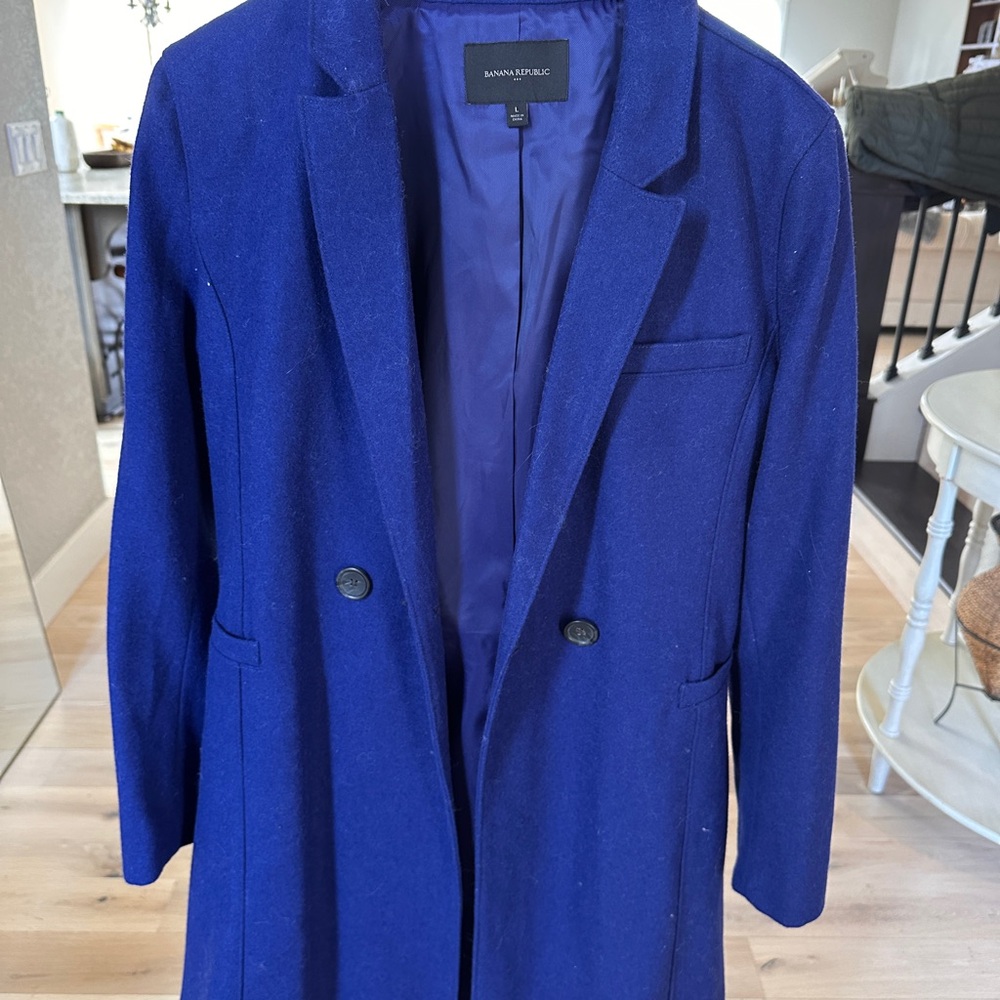 Banana Republic Blue Coat